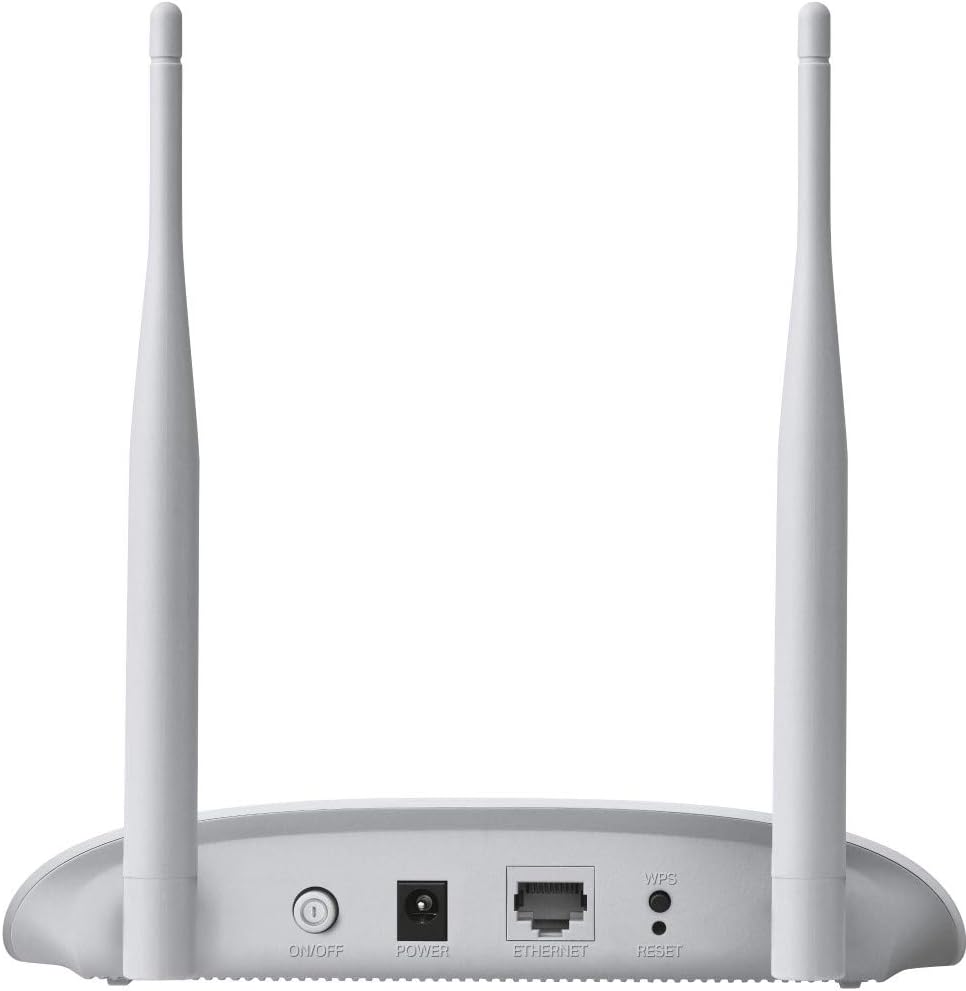 TP-Link WiFi Access Point TL-WA801N, 2.4Ghz 300Mbps, Supports Multi-SSID/Client/Bridge/Range Extender, 2 Fixed Antennas, Passive PoE Injector Included