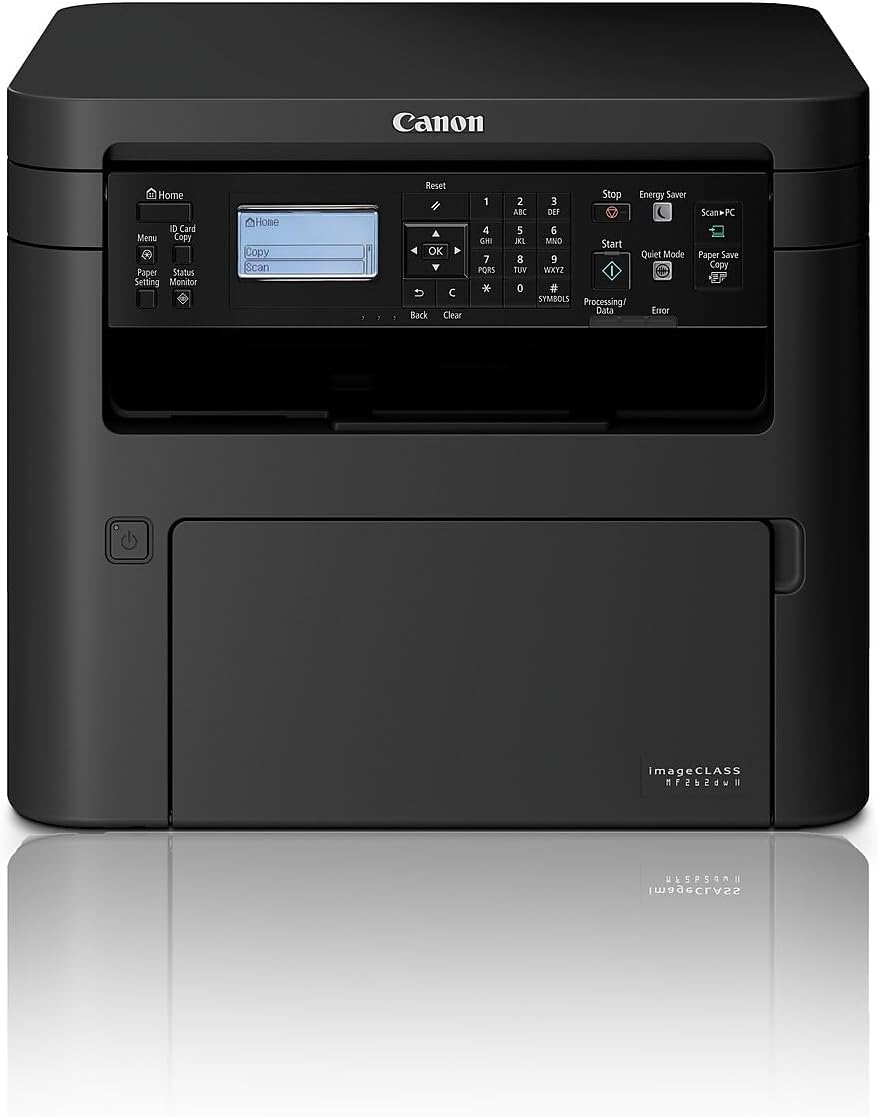 Canon imageCLASS MF262dw II - Wireless Monochrome Laser Printer with Print, Copy and Scan, Black