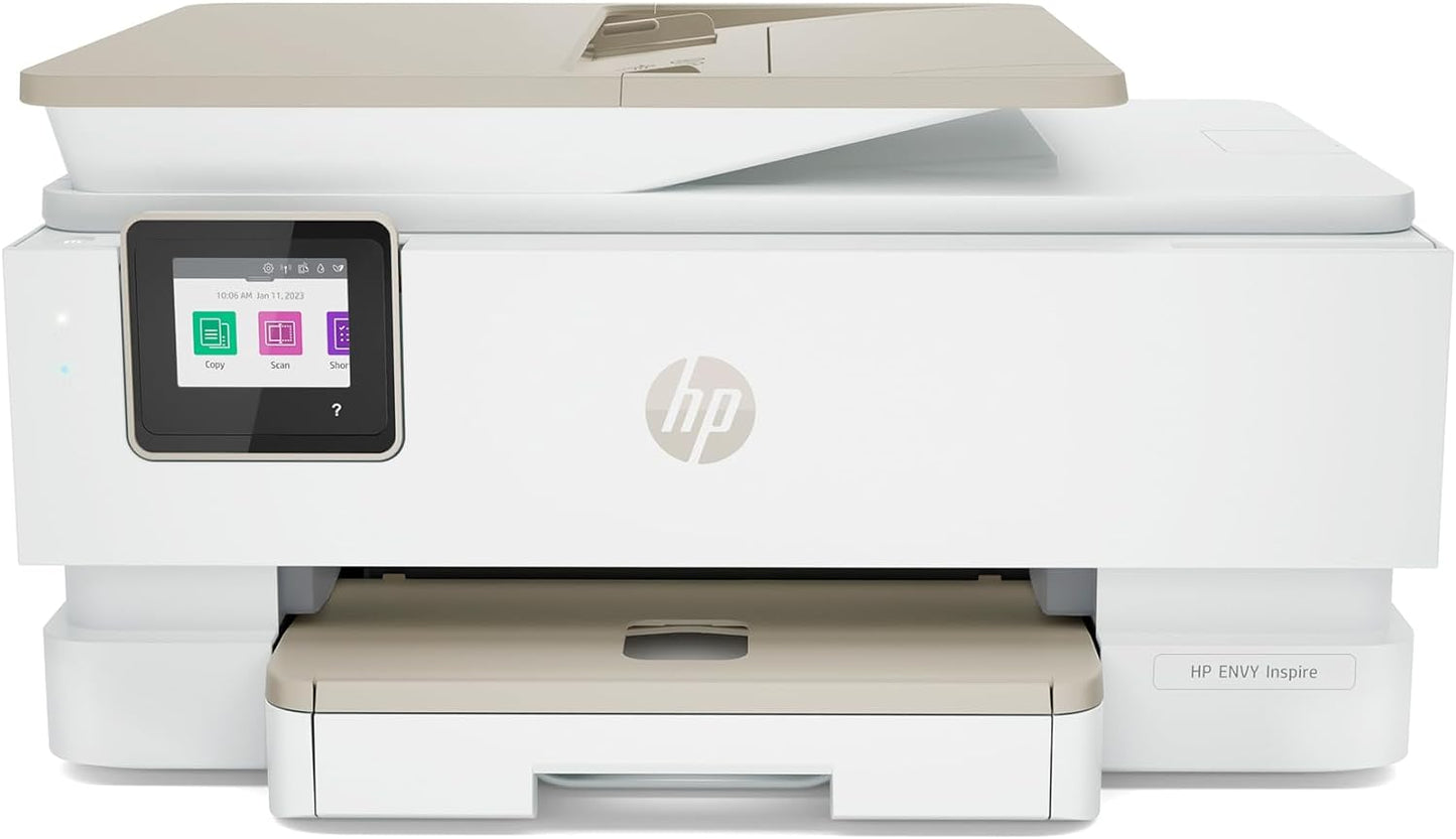 HP ENVY Inspire 7958e Wireless All-in-One Color Inkjet Printer, Print, scan, copy, Duplex printing best-for-home, 6 months of ink included (327A7A)