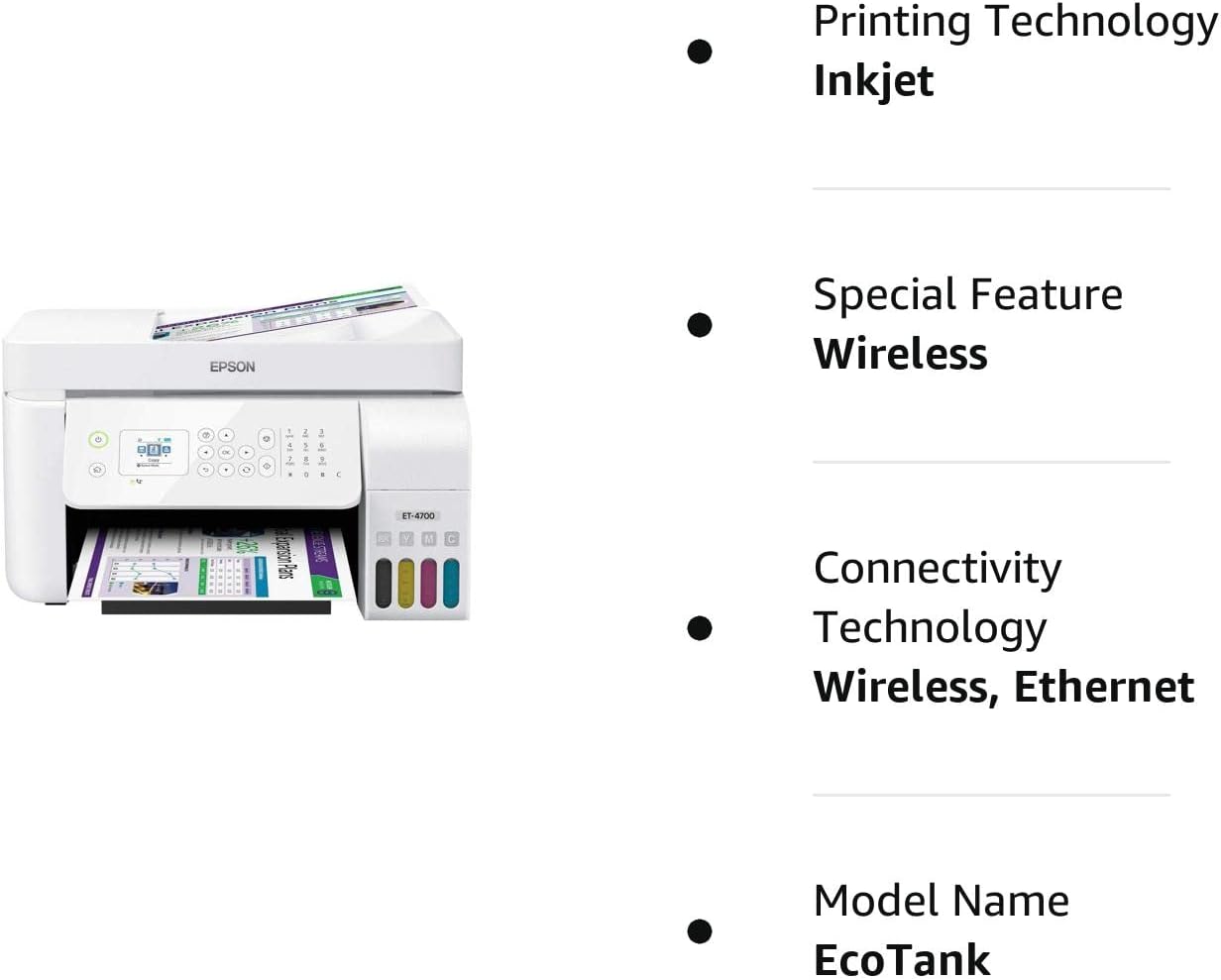 Epson EcoTank ET-4700 Inkjet Printer