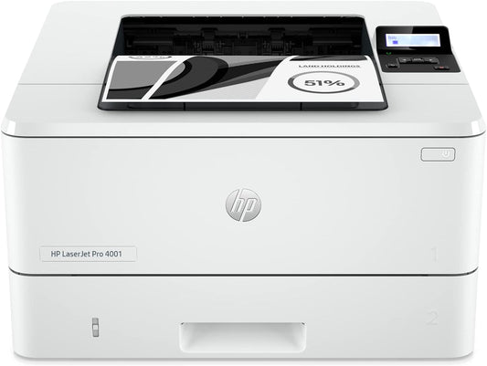 HP LaserJet Pro 4001n Printer, Print, Fast speeds, Easy setup, Mobile printing, Advanced security, Best-for-small-teams, Ethernet/USB only