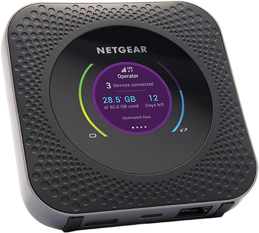 NETGEAR Nighthawk M1 4G LTE WiFi Mobile Hotspot (MR1100-100NAS) – Up to 1Gbps Speed, Works Best with AT&T and T-Mobile, Connects Up to 20 Devices, Secure Wireless Network Anywhere