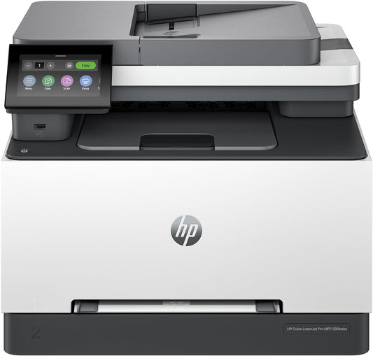 HP Color LaserJet Pro MFP 3301sdw Wireless All-in-One Color Laser Printer, Office Printer, Scanner, Copier, ADF, Duplex, Best for office (499Q3F)