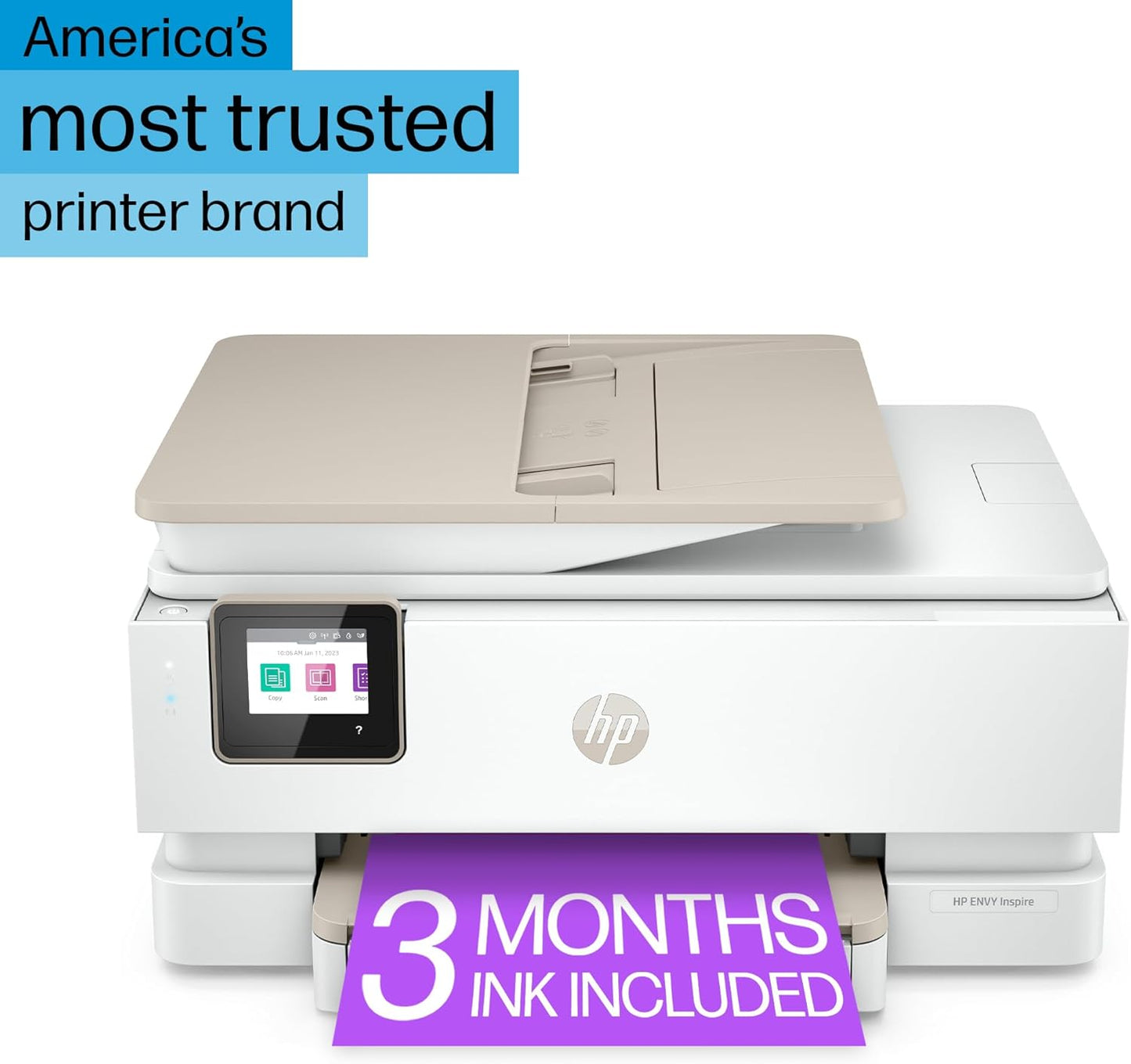 HP ENVY Inspire 7958e Wireless All-in-One Color Inkjet Printer, Print, scan, copy, Duplex printing best-for-home, 6 months of ink included (327A7A)