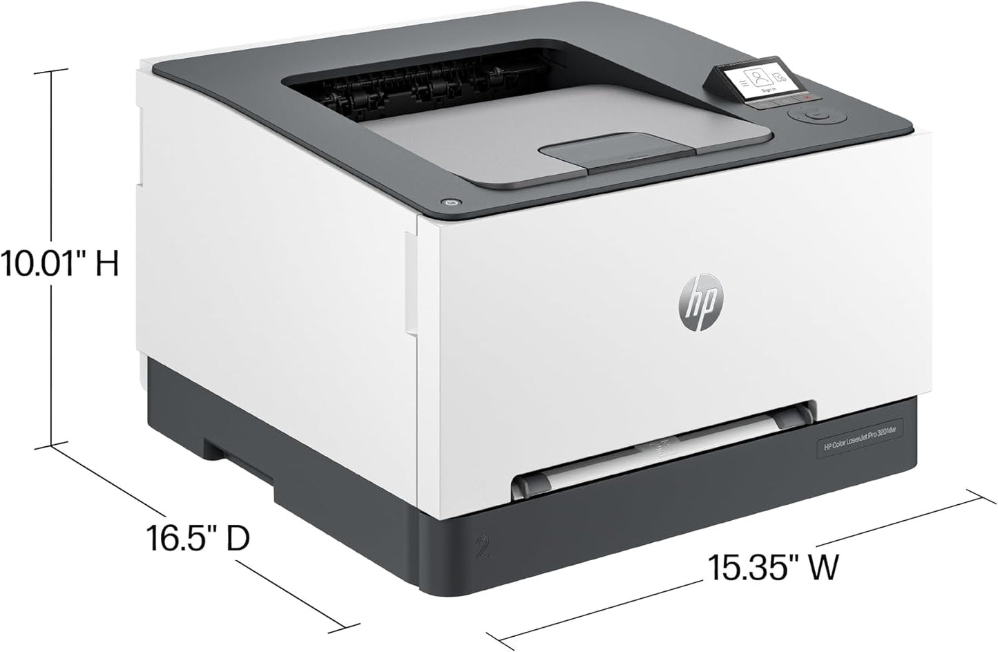 HP Color Laserjet Pro 3201dw Wireless Color Laser Printer, Office Printer, Duplex, Best-for-Office (499Q9F)