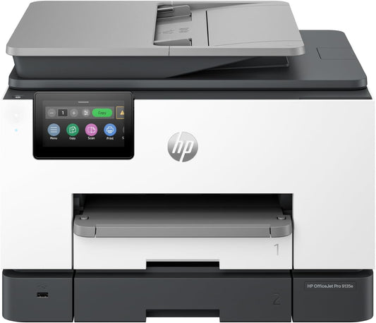 HP OfficeJet Pro 9135e All-in-One Printer, Color, Printer-for-Small Medium Business, Print, Copy, scan, fax, Wireless Instant Ink Eligible (3 months included); Two-Sided Printing; Two-Sided scanning;