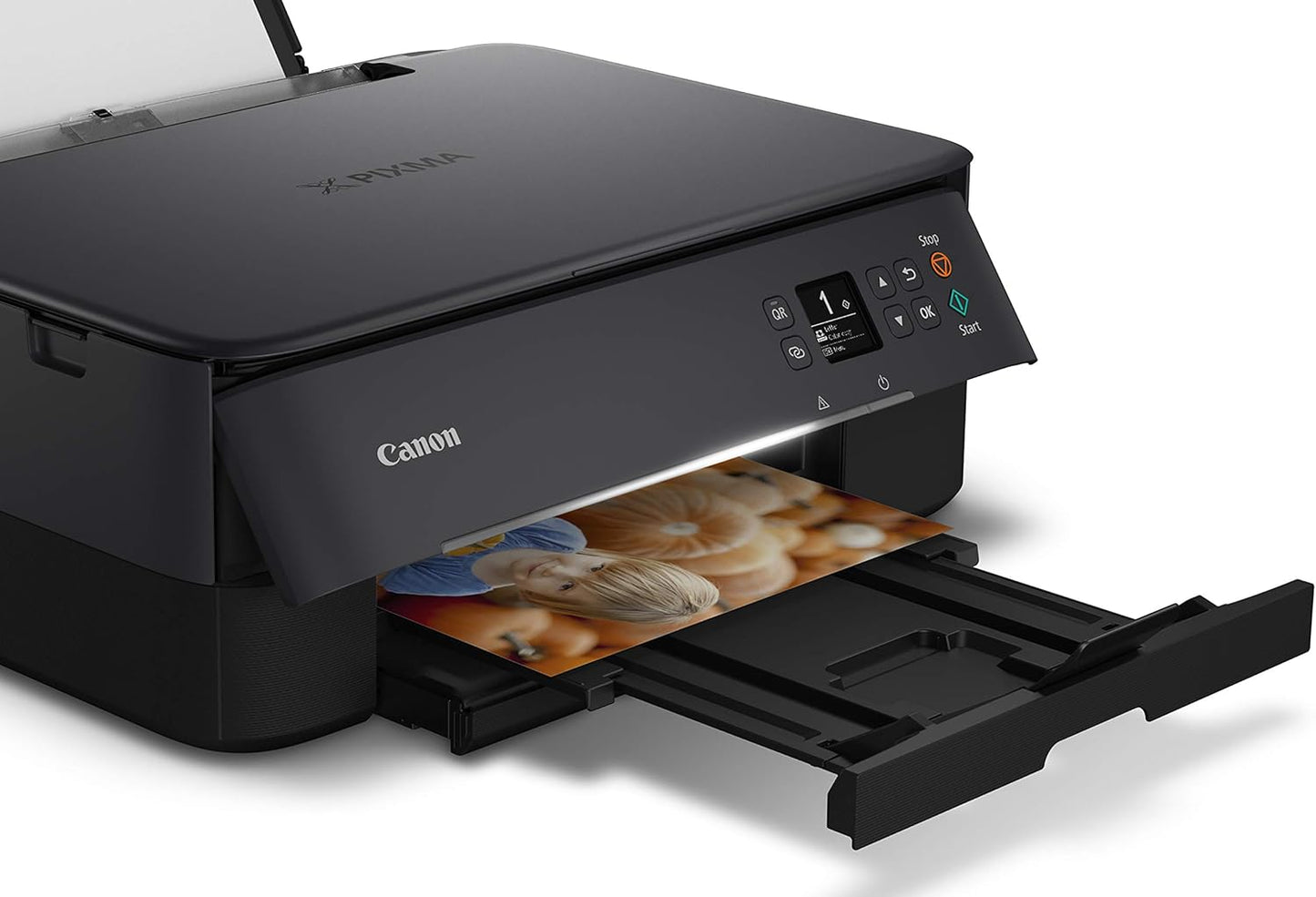 Canon TS5320 All in One Wireless Printer, Scanner, Copier with AirPrint, Black, Amazon Dash Replenishment Ready